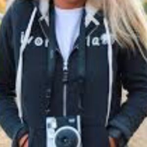 Ivory Ella Black Hoodie